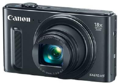 Canon Power Shot SX610 HS - Wi-Fi Enabled (Black)