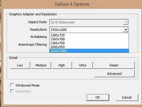 Fallout 4 options