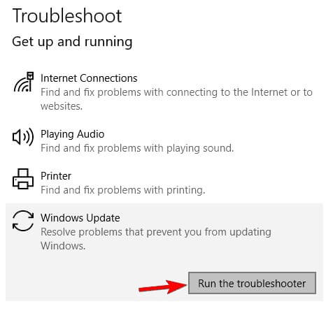 troubleshoot folder