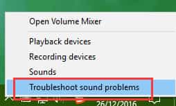 Audio Troubleshooter
