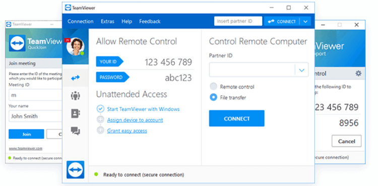 a connection could not be established teamviewer not running on partner computer