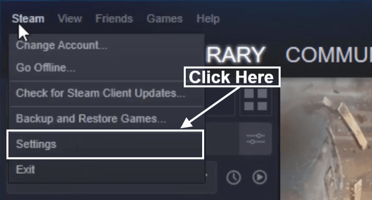 steam settings