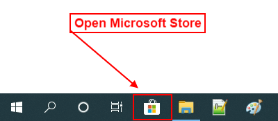 open microsoft store