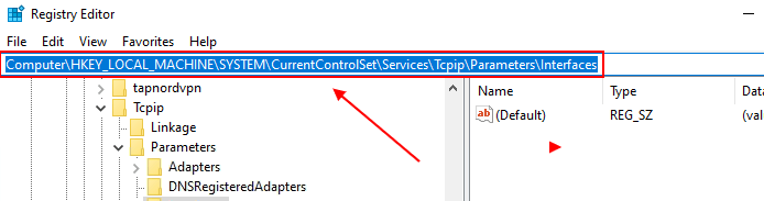 windows 10 registry path