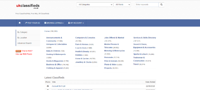 uk classifieds website