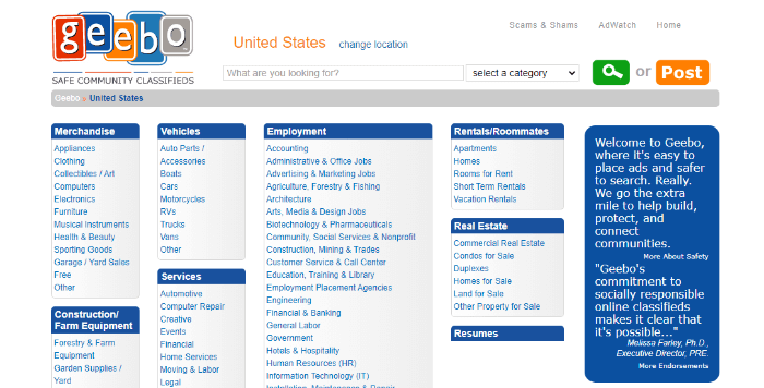 geebo classifieds
