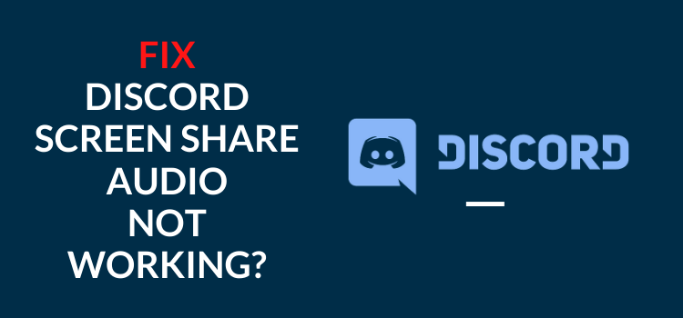 fix discord screen share no audio