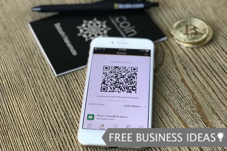 Barcode to accept Bitcoin