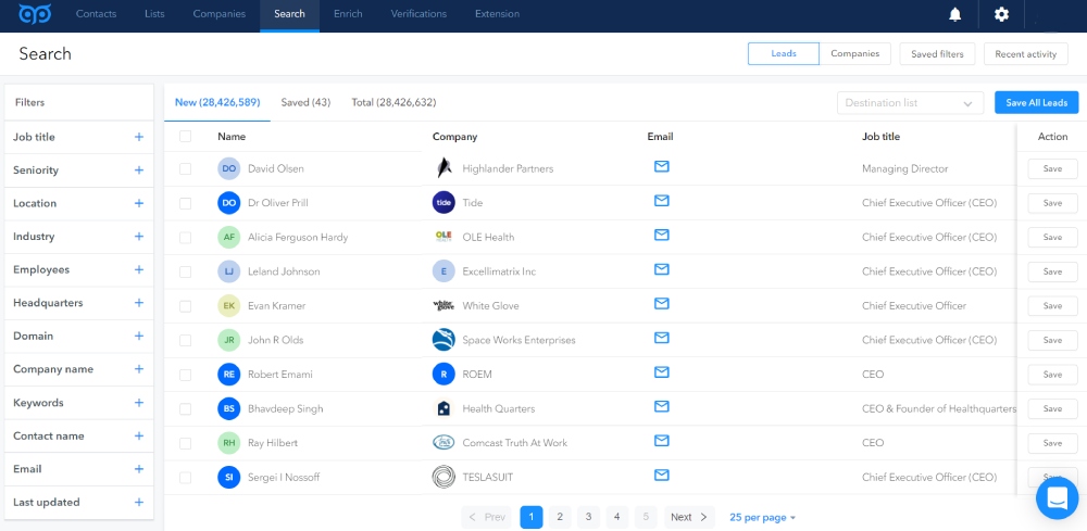 GetProspect Lead Finder