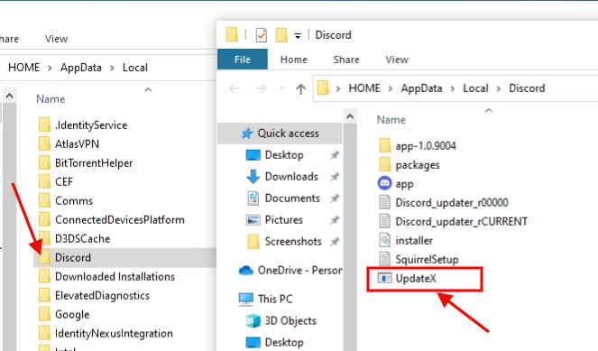 Rename the Discord update file