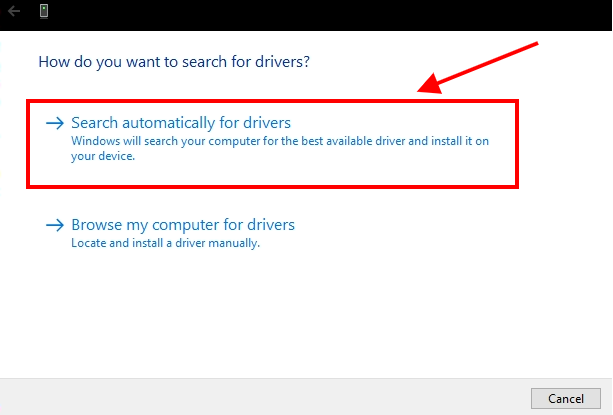 network adapters driver update