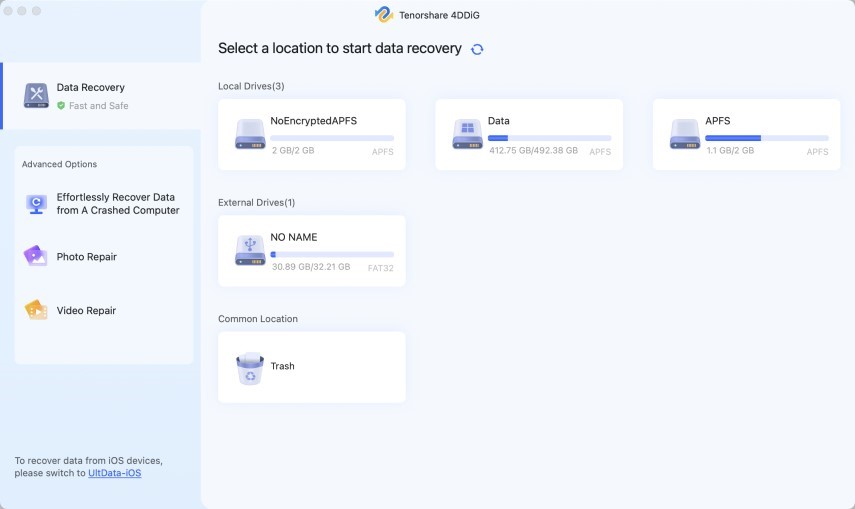 Data recovery