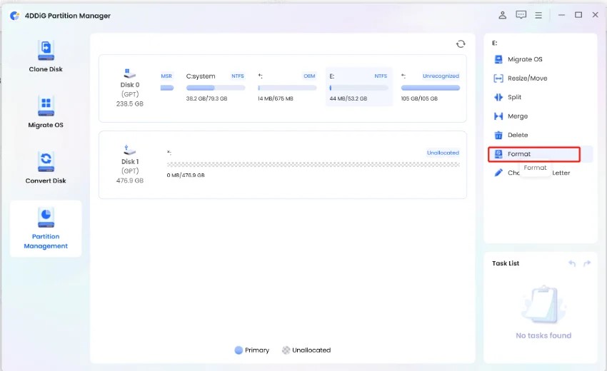 Portition Management