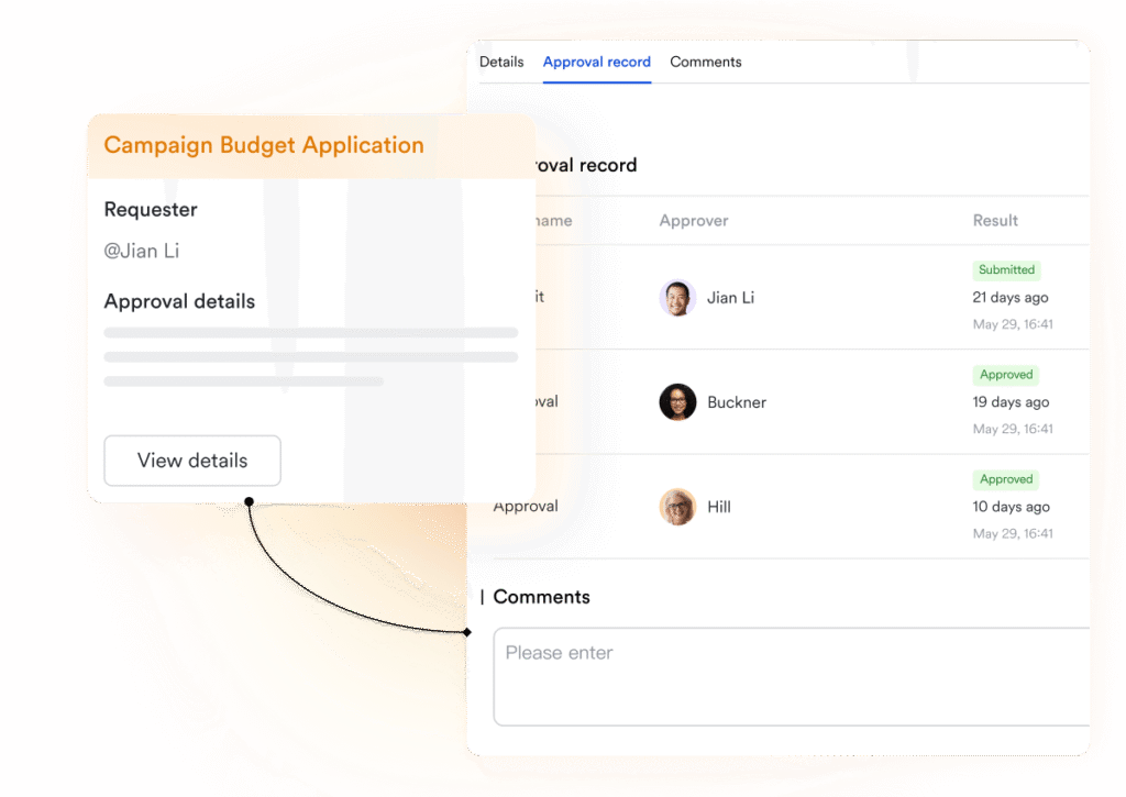 Lark Approval Bridging decisions with automation