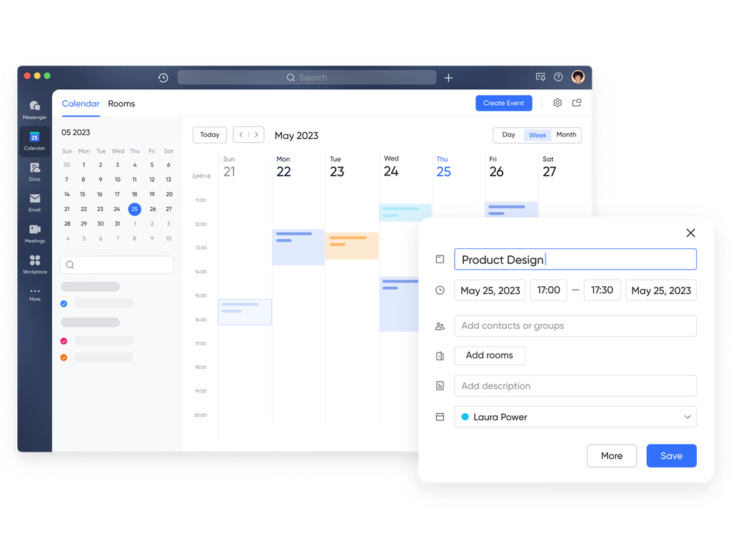 Lark Calendar Keeping commitments visible