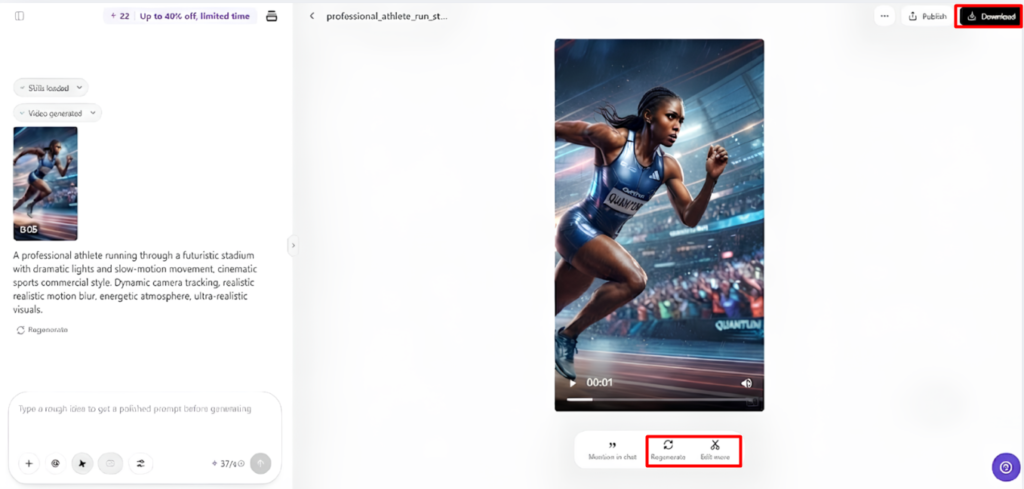 Edit and export your product video